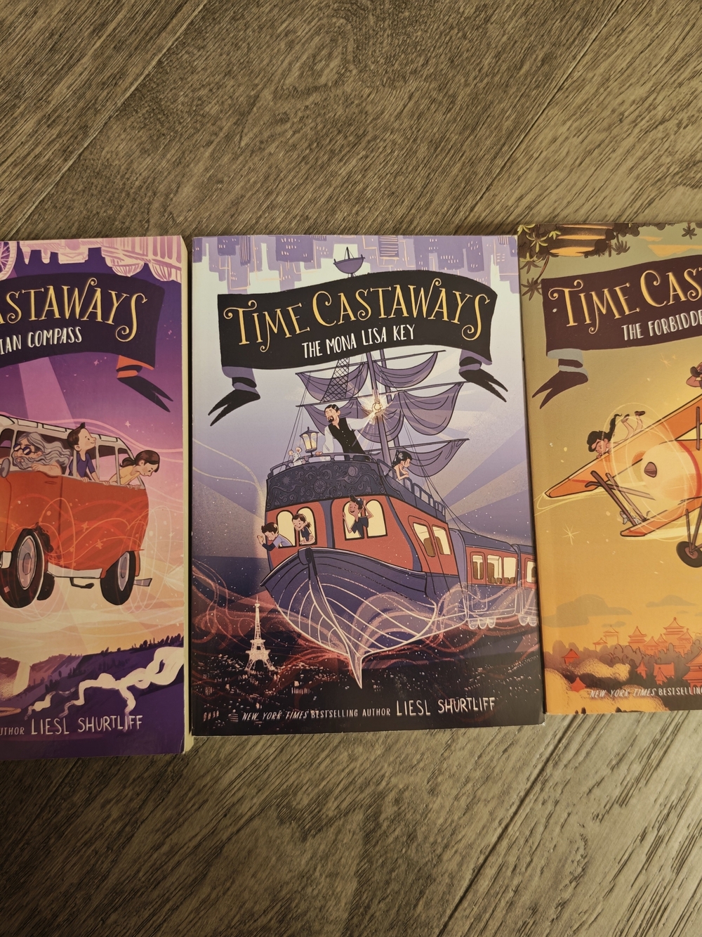 Time Castaways 3 Book Set by Liesl Shurtliff